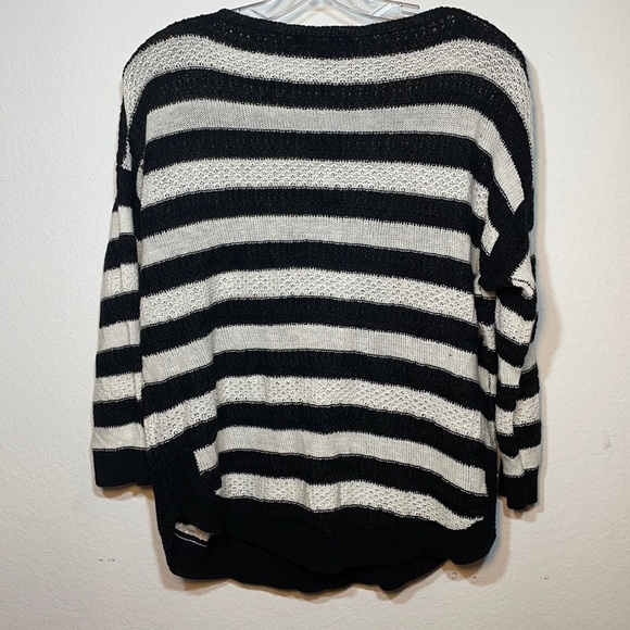 NWT Lauren Ralph Lauren Linen Blend Sweater – Size M – Nautical Coastal Style - Picture 2 of 9